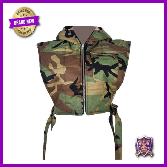 Cropped Puffer Vest Hooded Sleeveless Y2K Streetwear Padded Puffy Coat